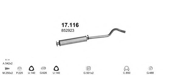 POLMO POLMO00497 Exhaust System